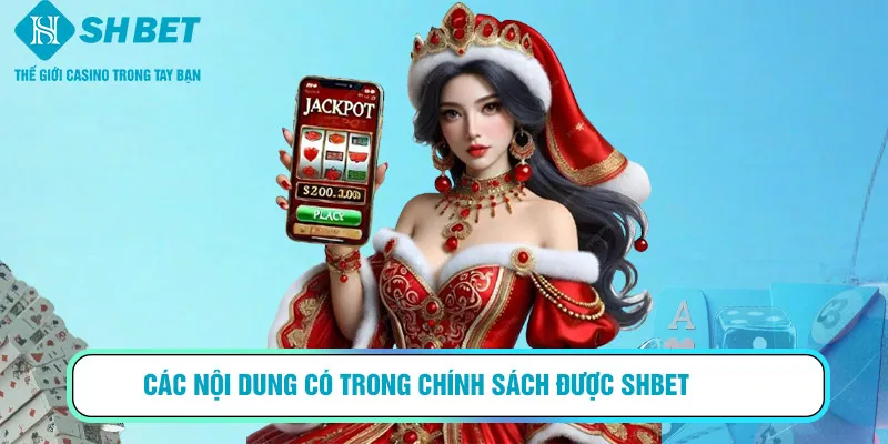 Các nội dung có trong chính sách được SHBET